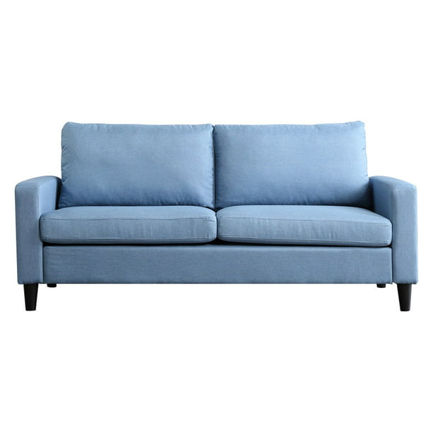 74 Track Arm Sofa With Linen Textured, Track Arm Sofa