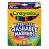 Crayola Washable Marker Set, 8-Colors, Broad, Bold