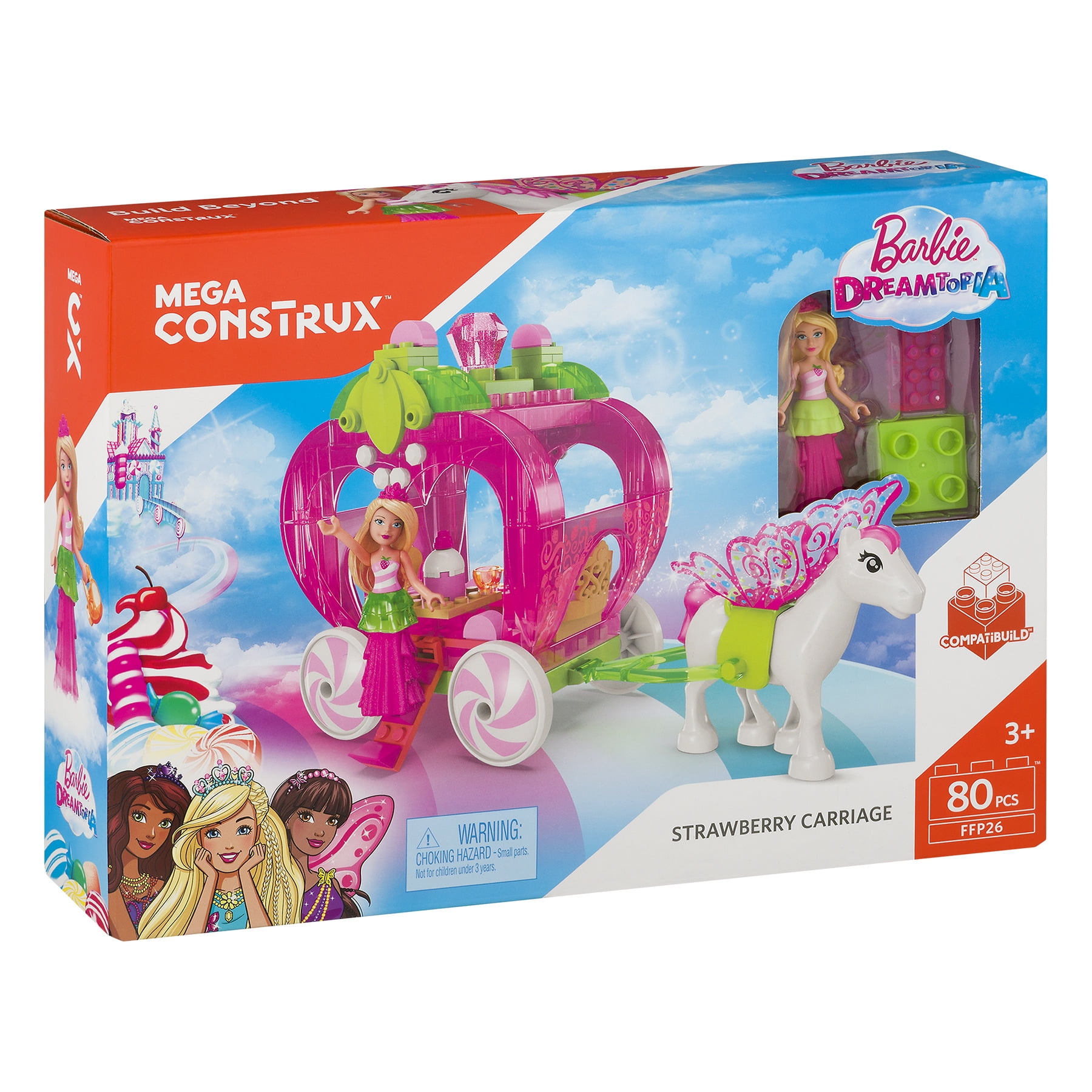 barbie dreamtopia carriage playset