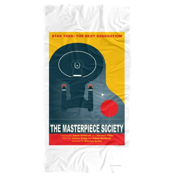 Star Trek Beach Towel, 30"x60" TNG Season 5 Episode 13 Beach Towel