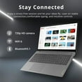 thumbnail image 4 of Lenovo Ideapad 3i 15.6" FHD Touch Laptop, Intel Core i3-1115G4, 16GB RAM, 512GB PCIe SSD, Intel UHD Graphics, Numeric Keypad, 720P HD Camera, WiFi 6, Windows 11 Home, Grey, 32GB Hotface USB Card, 4 of 8