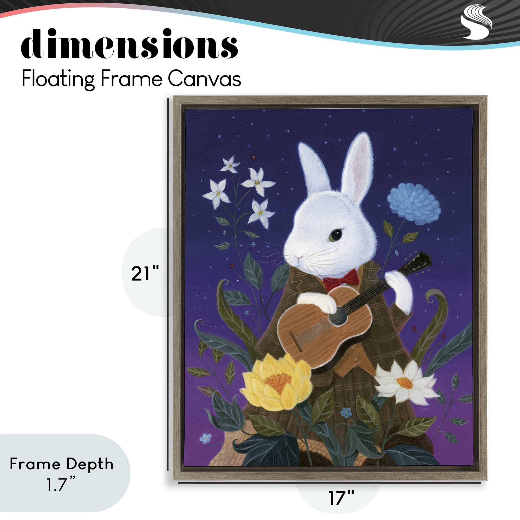 Stupell Industries Maria Von Carrot Brown Framed Floater Canvas Wall Art, design by Gina Matarazzo