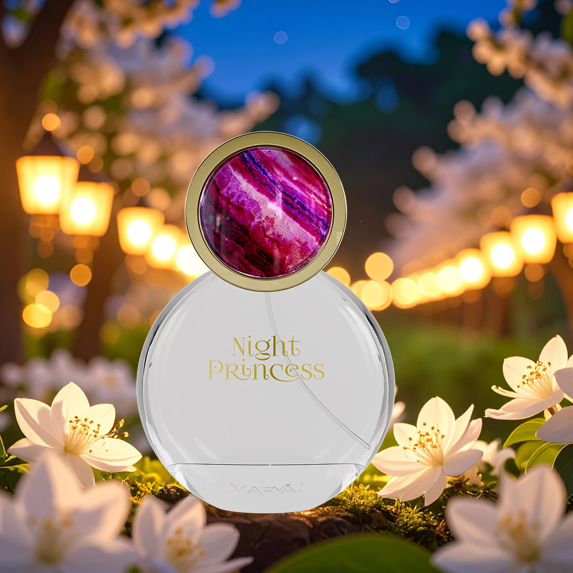 Maryaj Night Princess - Long-Lasting Women's Perfume - Amber, Jasmine Perfume for Women - Eau de Parfum with Floral and Woody Fragrances - 3.4 oz