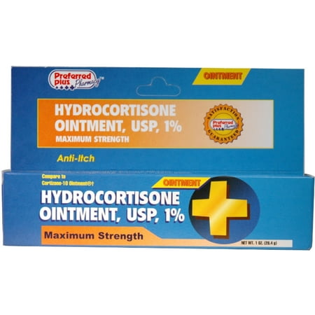 6 Pack - Hydrocortisone Ointment USP 1% 1 oz