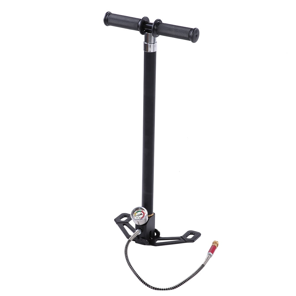 Gonfleur à Pression Manuelle, Pompe à Main Noire 4500psi Utilisation Sûre pour Voiture