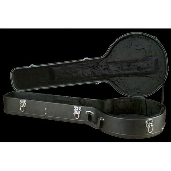 Carrion C-2901 Hardshell 5-String Resonator Banjo Case, Black