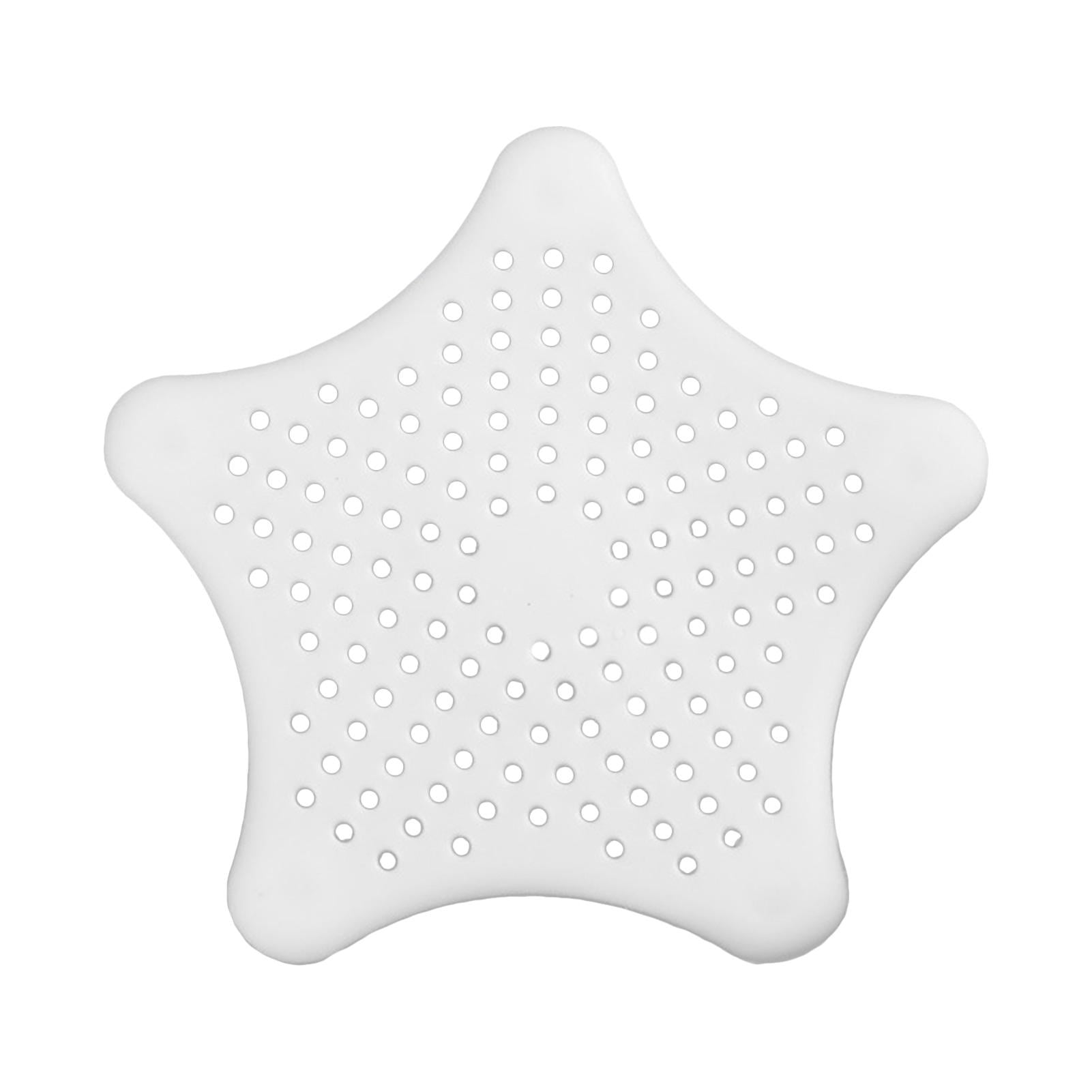 Facaimo Sink Floor Drain FivePointed Star Bathroom Hair Strainer Water