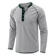 thumbnail image 1 of Camisas de Hombre Camisas de Manga Larga Jersey Con Botón Fondo de Cuello Redondo Top Odeerbi  ODB176034, 1 of 5