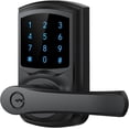 thumbnail image 1 of Keyless Entry Door Lock with Keypad and Handle for Front Doors Touchscreen Deadbolt peep Password AutoLocking Matte, 1 of 9