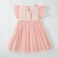 thumbnail image 4 of WIBACKER Little Girls Tutu Dress Rainbow Fluffy Tiered Party Tulle Dresses for Kids 2-7Y, 4 of 8