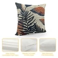 thumbnail image 4 of Throw Pillow Covers Plant Pillow Cases Orange Grey Abstract Decorative Cushion Covers for Sofa Couch, 4 of 5