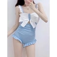 thumbnail image 1 of Bañador de una pieza para mujer, traje de baño Sexy ajustado con Control de barriga, moda coreana, novedad de 2022, 1 of 4