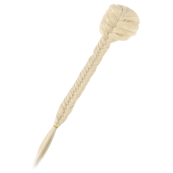 unbranded Long Fishtail Braid Ponytail Extension Synthetic Clip Synthetic Hair Wig Jaws Clamp Ponytails Hair Extensions Ponytails Wig Hairpiece in Drawstring Ponytail Hairpiece(Beige)