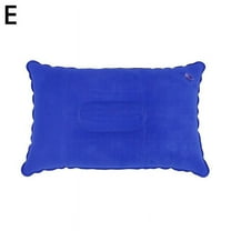 Double Sided Inflatable Pillow Soft Sleep Mat Collapsible Cushion Camping Travel E1J1