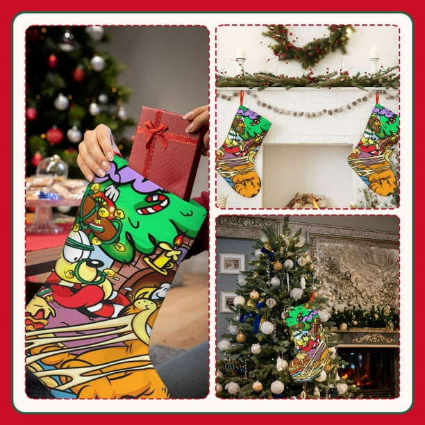 クリスマス ストッキング ガーフィールド Zufioo Garfield for 18-inch Stitching Christmas Stockings