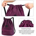 thumbnail image 3 of Bolso deportivo con cordón para hombre y mujer - morado Adepaton LRWJ387-3, 3 of 7