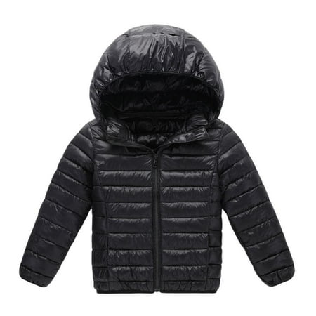 

Patgoal Girls Boy Puffer Coats 3-9Y Toddler Baby Packable Full-zip Puffer Hooded Puffer Jacket Down Ultra Light Weight Short Coat Baby Boy Winter Jacket