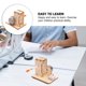thumbnail image 2 of Kit de materiales de ensamblaje de juguetes científicos educativos, regalo para niños, generador de inventos de tallo inteligente para niños, artesanía de madera para hacer uno mismo, 2 of 6