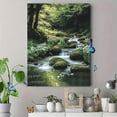 thumbnail image 4 of Serene Forest Stream Canvas Art/Wall Art， Suitable for Living Room， Bedroom， Bathroom， Office， and Meditation Room Decoration., 4 of 9