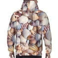 thumbnail image 7 of Salouo Sea Shells Pattern Men's Fall Hoodie Sweatshirt,Sport Hoodie with Pockets for Men Pullover Casual Hooded Sweatshirt-Large, 7 of 7