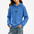 thumbnail image 3 of NAISIBABY Toddler Girls Sweatshirt – Soft Long-Sleeve Everyday Pullover Tops Blue Size 6M, 3 of 5