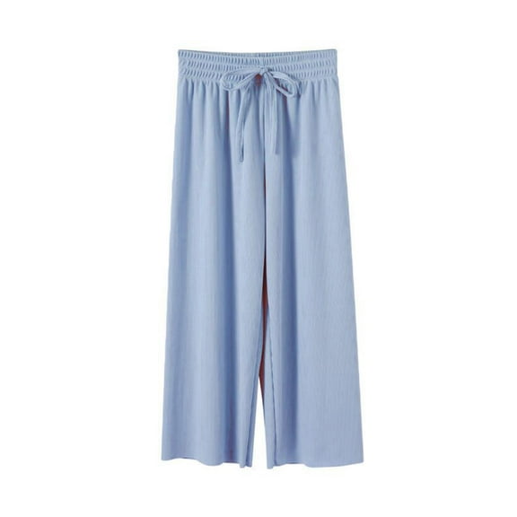 breaise Girls Wide Leg Pants High Waisted Flowy Palazzo Pants Loose Casual Jogger Trouses