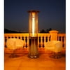 Lava Heat Italia Opus Lite Liquid Propane Gas Patio Heater, Stainless Steel Finish