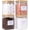 Square-27oz-4Pack, variant on Flour and Sugar Containers - 34 oz Glass Jar with Lid and Spoon, Sugar Holder and Canister for Countertop, Glass Containers for Coffee Beans, , Flour, Nuts, Candy and Cookie (Set of 2)