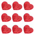 thumbnail image 3 of 10 Pcs Heart Sequin Patches Glitter Heart Embroidered Appliques For Clothes Hats Bags Fashion Decoration Easy To Apply Clothes Fabric Stickers, 3 of 4