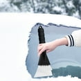 thumbnail image 4 of 10 Inch Ice Scraper for Car Windshield, Snow Scraper with Scratch-Free Foam Grip and Rubber Sleeve for Safe Frost & Snow Removal on Cars, Trucks, and SUV Windows, 4 of 5