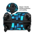 thumbnail image 4 of Lsque Geometry Dash Printed Luggage Cover, Travel Luggage Protector,Scratch and Dirt Resistant, Fits 18-32 Inch Luggage - Large, 4 of 9