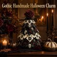 thumbnail image 4 of Beginner Patchwork Sewing Kit Halloween Black Cat Tree 7.48 Inch 3D Quilted Fabric Craft Set for Adults Holiday Tabletop Home Party Decor Gift, 4 of 10
