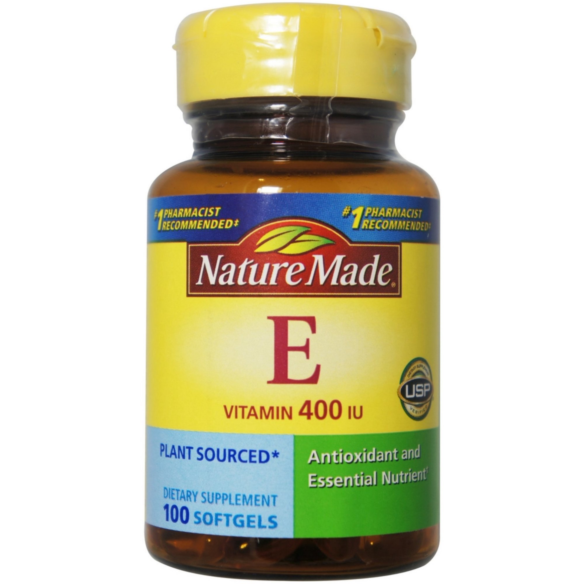 Nature Made Vitamin E 400 I.U. Softgels 100 ea (Pack of 2)