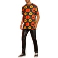 thumbnail image 2 of INSPIRE CHIC Halloween T-Shirts for Men's Short Sleeves Pumpkin Printed Graphic Tee Tops, 2 of 4