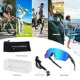 thumbnail image 6 of Sports Polarized Sunglasses for Men and Women, UV 400 Protection Sunglasses for Cycling, Skiing, Driving, 6 of 7