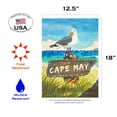 thumbnail image 2 of Toland Home Garden Beach Bird-Cape May Seagull Bird Flag Double Sided 12x18 Inch, 2 of 5
