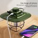 thumbnail image 5 of Greeniant Camping linterna carpa iluminación LED colgante gancho luz linterna USB recargable potencia decorativa impermeable al aire libre Estufas de camping Negro Greeniant OD032136-01B, 5 of 6