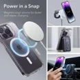 thumbnail image 4 of With Lens Protector Clear Acrylic Case For Magsafe For iPhone 15 14 13 12 11 Pro Max 15 Plus Magnetic Wireless Charging Case Clear For iphone15Promax, 4 of 6