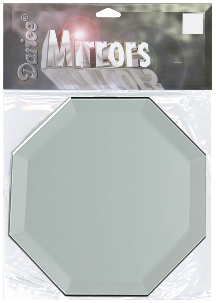 Darice 1633-69 Octagon Glass Mirror W/Bevel Edge 5 Darice 1633-69 Octagon Glass Mirror W/Bevel Edge 5