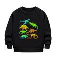 thumbnail image 6 of Bnwani Toddler Sweatshirt Boys Crew Neck Long Sleeve Winter Warm Sweatshirt Printed Pullover, 6 of 8
