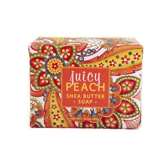 Greenwich Bay Trading Company Botanical Collection - Juicy Peach 10.5oz Wrap Soap