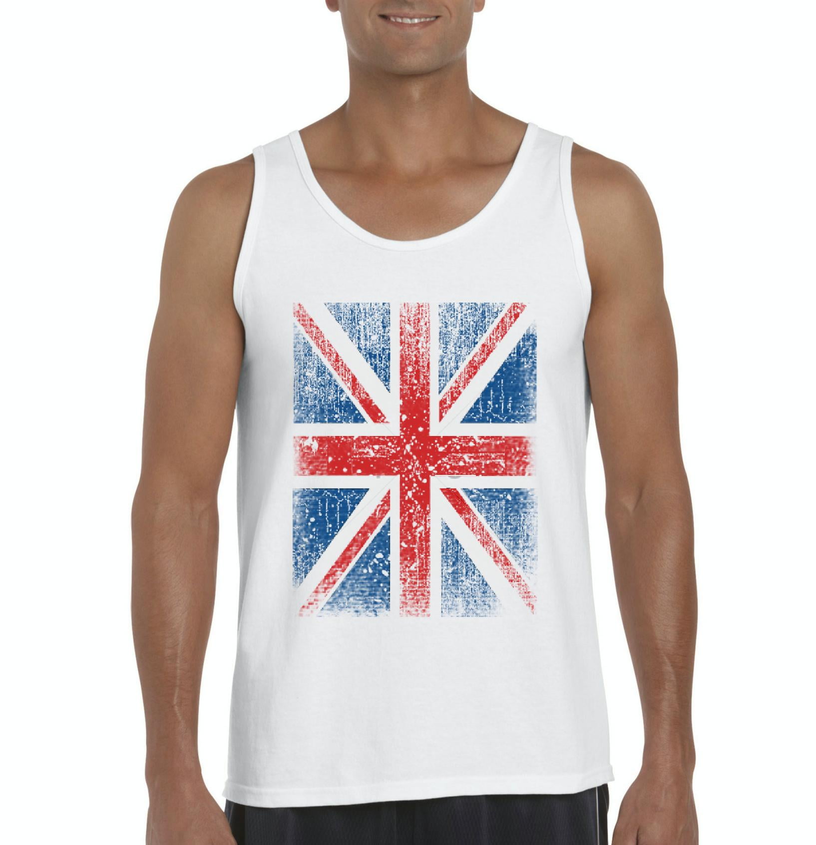 Artix Mens Union Jack British Flag Tank Top