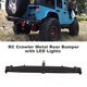thumbnail image 3 of Paracoques Trasero de Metal Con Luces Led para Coche Sobre Orugas SCX10II 90046, Piela de Reatalizón Con Textura Realista, Material de Primera, Fácil Instalación,, 3 of 7