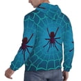 thumbnail image 6 of Naloa Spider And Cobweb Men's Casual Hooded Collar Drawstring Hoodies Pullover Sweatshirts Casual Long Sleeve Shirts-XX-Large, 6 of 7