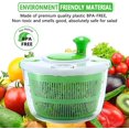 SEENDA Large Salad Spinner,Lettuce Spinner with Secure Lid Lock