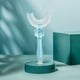 thumbnail image 3 of Cepillo de dientes de silicona en forma de U, boca completa, doble cara, dientes completos para niños, mordedores de 360 ​​grados con suministros de limpieza de dientes, pequeño, azul Advancent HA009125-04, 3 of 6