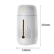 thumbnail image 4 of Humidificador doméstico, difusor de perfume silencioso, generador de niebla de gran capacidad de 1,2 l con Blanco, 4 of 4