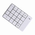 thumbnail image 1 of Teclado Numérico USB, Teclado Numérico USB Numpad 18 Teclas Mini Teclado Con Alcance De 10m Para Laptop Plug And Play Compacto Alimentado Por Batería AAA, 3.1 X 4.7 X 0.9, 1 of 7