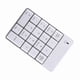 thumbnail image 1 of Teclado Numérico USB, Teclado Numérico USB Numpad 18 Teclas Mini Teclado Con Alcance De 10m Para Laptop Plug And Play Compacto Alimentado Por Batería AAA, 3.1 X 4.7 X 0.9, 1 of 7