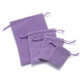 thumbnail image 5 of 10pcs Velvet Bag Drawstrings Pouches Jewelry Gift Display Packing Bags Fashion Flannel Bags 5x7cm 7x9cm 10x12cm 13x18cm wine red 5x7cm 10pcs, 5 of 5